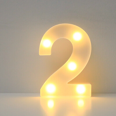 Tähestiku LED-valgusti 16 cm 3D numbriga akulamp helendav telgimärk öövalgusti pulmadeks sünnipäevaks jõulud