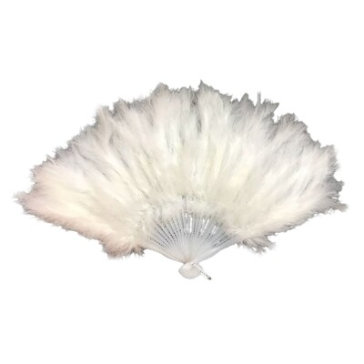 Сгъваем вентилатор от пера, ръчен феен вентилатор Фея момиче танцува сватбена украса за парти за Нова година Подаръци за рожден ден