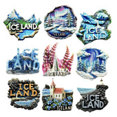 Europa Islandska smola 3D magneti za hladnjak Turistički suvenir Naljepnica za hladnjak Rukotvorina Poklon ukras