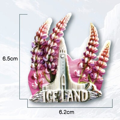 Europa Islandska smola 3D magneti za hladnjak Turistički suvenir Naljepnica za hladnjak Rukotvorina Poklon ukras