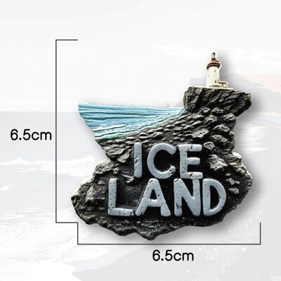 Europa Islandska smola 3D magneti za hladnjak Turistički suvenir Naljepnica za hladnjak Rukotvorina Poklon ukras