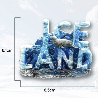 Europa Islandska smola 3D magneti za hladnjak Turistički suvenir Naljepnica za hladnjak Rukotvorina Poklon ukras