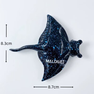 Малдиви Creative Ocean World Series Магнитен стикер за хладилник Възпоменателна колекция за пътуване Декорация Gif за придружител за ръце