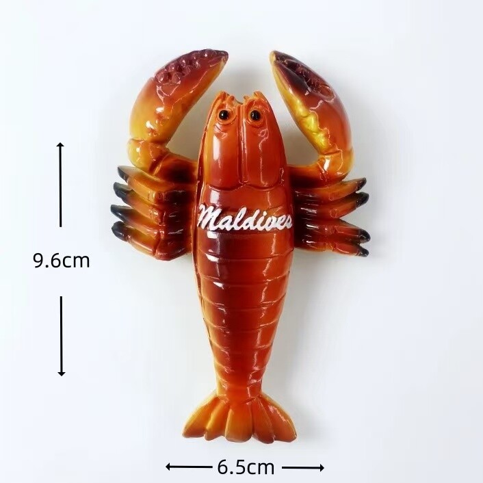 Малдиви Creative Ocean World Series Магнитен стикер за хладилник Възпоменателна колекция за пътуване Декорация Gif за придружител за ръце