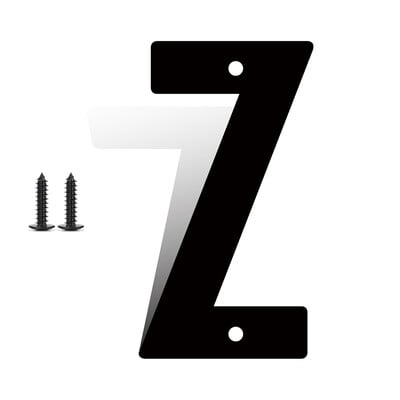 НОВ дизайн 3/4/5/6/7 инча декорация на стени на метални врати на къщи буква номер Знак Направи си сам Улични водоустойчиви табели табели табели