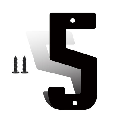 НОВ дизайн 3/4/5/6/7 инча декорация на стени на метални врати на къщи буква номер Знак Направи си сам Улични водоустойчиви табели табели табели