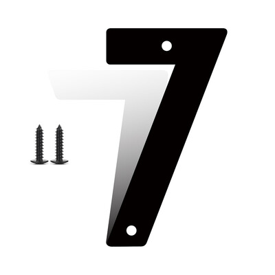 НОВ дизайн 3/4/5/6/7 инча декорация на стени на метални врати на къщи буква номер Знак Направи си сам Улични водоустойчиви табели табели табели