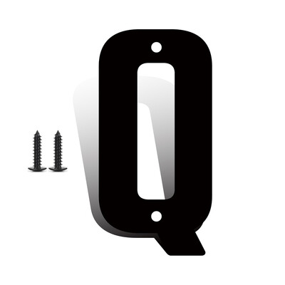 НОВ дизайн 3/4/5/6/7 инча декорация на стени на метални врати на къщи буква номер Знак Направи си сам Улични водоустойчиви табели табели табели