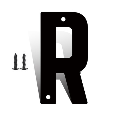 НОВ дизайн 3/4/5/6/7 инча декорация на стени на метални врати на къщи буква номер Знак Направи си сам Улични водоустойчиви табели табели табели