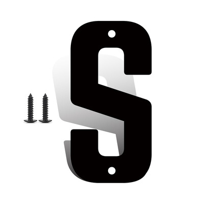 НОВ дизайн 3/4/5/6/7 инча декорация на стени на метални врати на къщи буква номер Знак Направи си сам Улични водоустойчиви табели табели табели