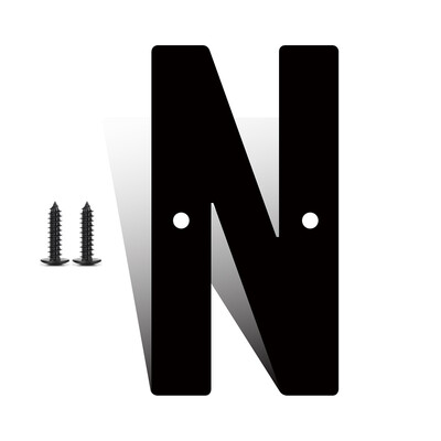 НОВ дизайн 3/4/5/6/7 инча декорация на стени на метални врати на къщи буква номер Знак Направи си сам Улични водоустойчиви табели табели табели