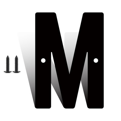 НОВ дизайн 3/4/5/6/7 инча декорация на стени на метални врати на къщи буква номер Знак Направи си сам Улични водоустойчиви табели табели табели