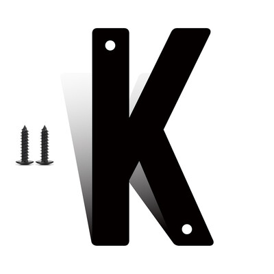 НОВ дизайн 3/4/5/6/7 инча декорация на стени на метални врати на къщи буква номер Знак Направи си сам Улични водоустойчиви табели табели табели