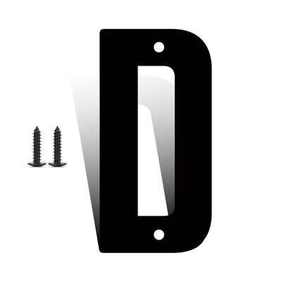 НОВ дизайн 3/4/5/6/7 инча декорация на стени на метални врати на къщи буква номер Знак Направи си сам Улични водоустойчиви табели табели табели