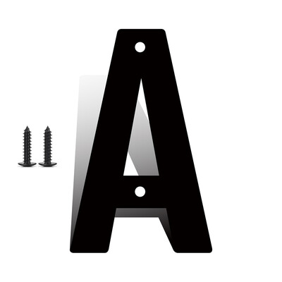 НОВ дизайн 3/4/5/6/7 инча декорация на стени на метални врати на къщи буква номер Знак Направи си сам Улични водоустойчиви табели табели табели