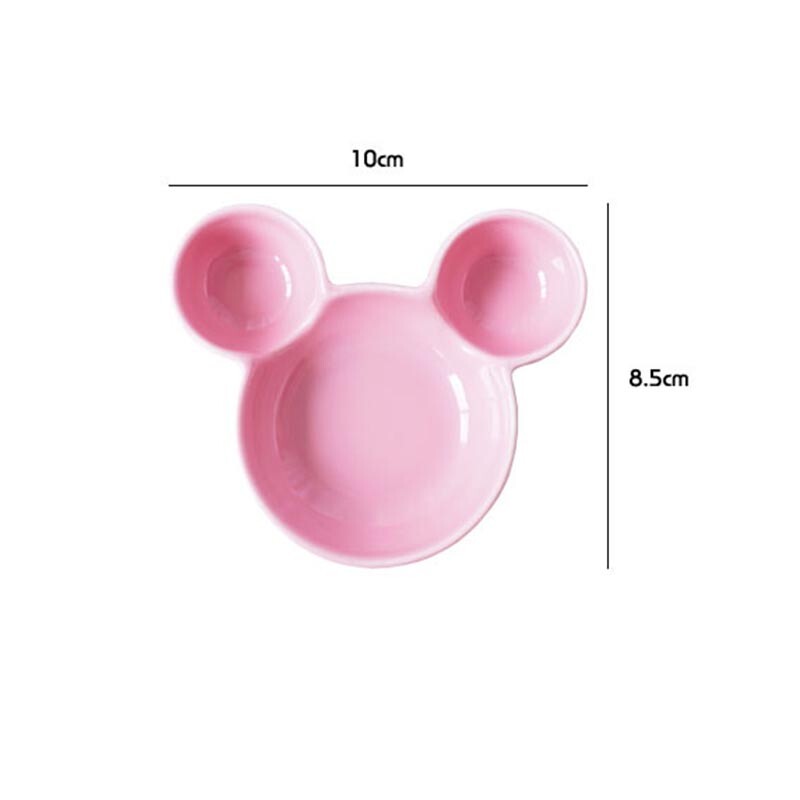 1 бр. Керамична чиния с анимационен стил Прекрасно домакинско ароматизирано ястие Кухненска чиния за закуски Ястие с подправки Десертна чиния в корейски стил