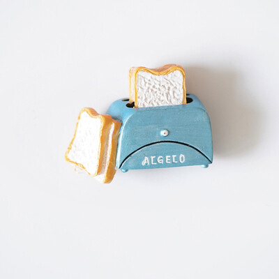 3D креативна симулация на храна Сладки мини магнити за хладилник Домашен декор Стикери за хладилник Паста за хладилник Малка паста за хладилник