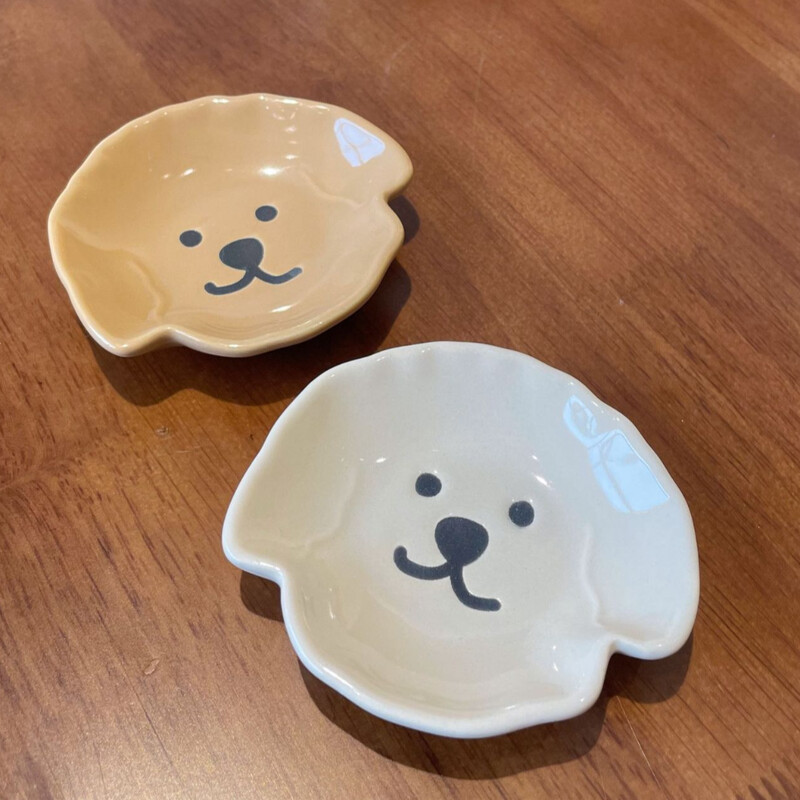 Керамична чиния за сос за потапяне Малка анимационна чиния за сос Домакински съд за соев сос