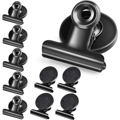 10 бр. Магнитни щипки Магнитите за хладилник имат лепкави подложки против надраскване, магнити за бяла дъска