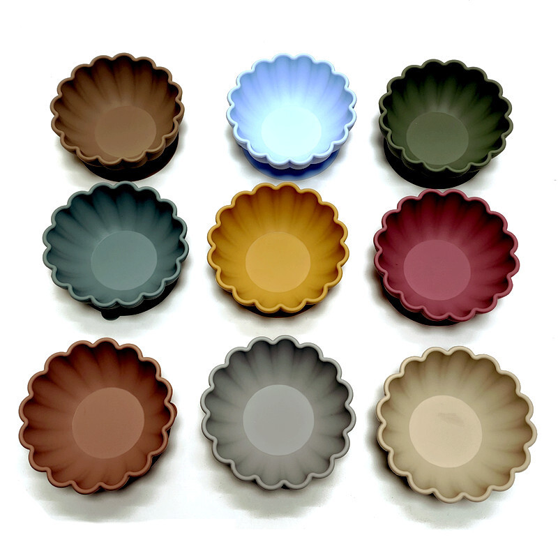 Silikonski tanjur za jelo djeca jedu pribor za jelo prikladna adsorpcijska silikonska zdjela za dodatak voća