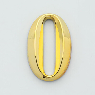 0-9 Naljepnica s kućnim brojem 3D zlatne boje Samoljepljiva ploča s natpisom na vratima Broj apartmana Hotelska vrata Uredska adresa Ulična ploča s naljepnicom