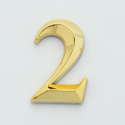 0-9 Naljepnica s kućnim brojem 3D zlatne boje Samoljepljiva ploča s natpisom na vratima Broj apartmana Hotelska vrata Uredska adresa Ulična ploča s naljepnicom