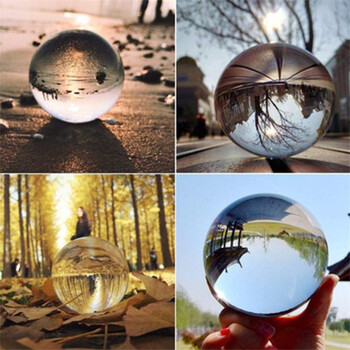 Clear Glass Crystal Ball, Healing Sphere, Photography Props, Lensball Decor, Photo Gift for Outdoor Photography, Hot, 2025