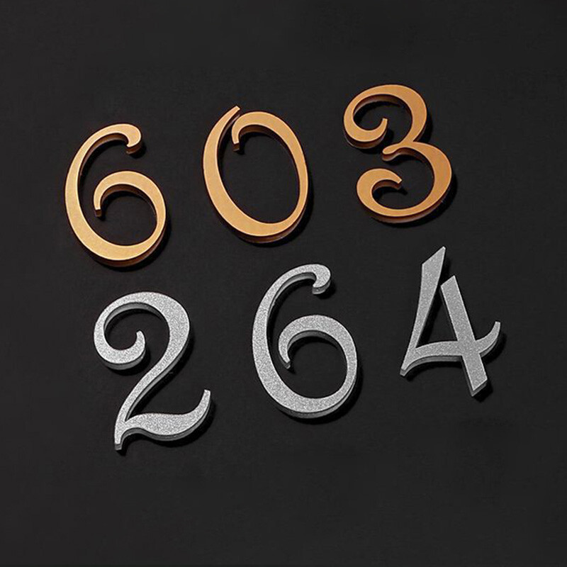 7 см самозалепваща се акрилна цифрова табела с номер на вратите на хотела за табела с табелка за хотелска стая Адрес на къщата Пощенска кутия Знак Номер на врата