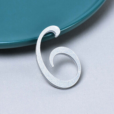 Акрилен номер на къща Външни златисто сребърни самозалепващи се букви Номера на вратите на апартамента Стикери Табела Пощенска кутия Адресен знак #0-9