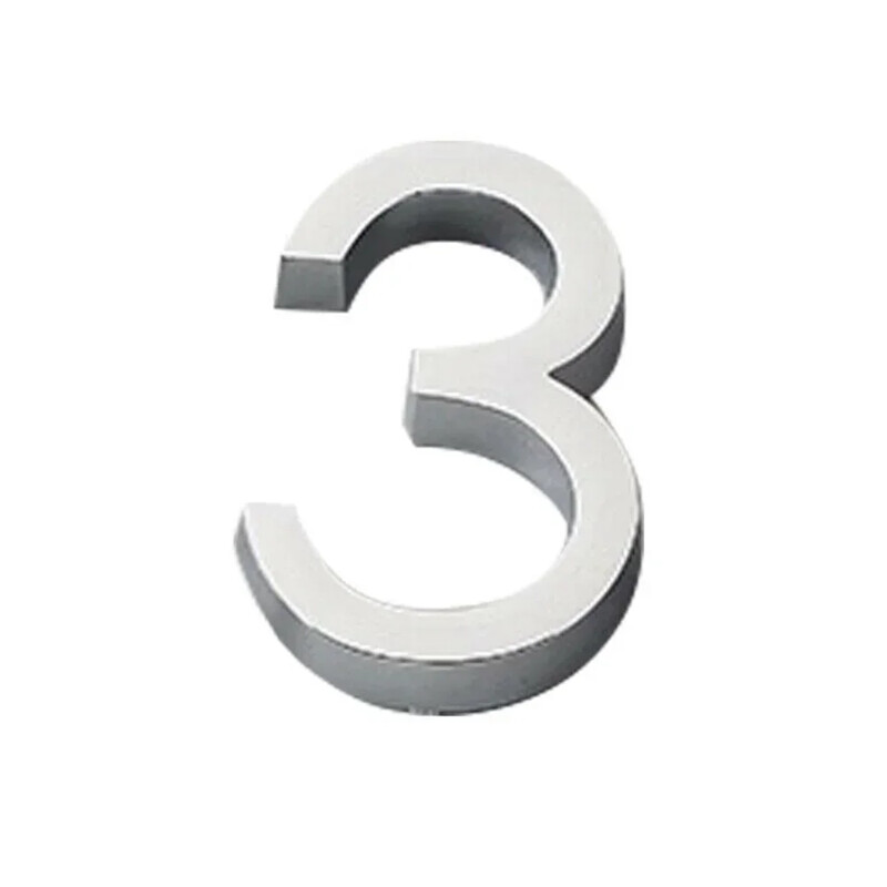 Чисто нов номер на вратата, букви от неръждаема стомана, адрес на стаята, цифри, сребърен стикер, 3D табло на вратата, табела за домашен декор