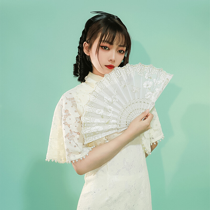 1 бр. Японски ветрила за гейша Сгъваеми ветрила с отпечатан модел Преносими ръчни бамбукови ветрила Японски ретро