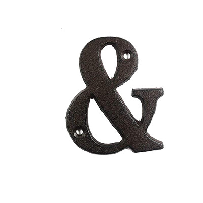 Метални букви, цифри, чугунена декорация, табела за къща, табла за врата Направи си сам, кафене, стена, красива патинирана надпис, поддръжка, дропшиппинг