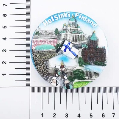 Европа Финландия 3D магнити за хладилник Туристически сувенири Магнити за хладилник Колекция стикери Занаятчийски предмети за декорация