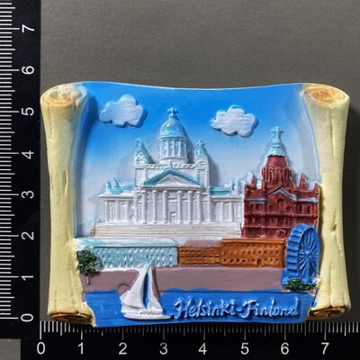 Европа Финландия 3D магнити за хладилник Туристически сувенири Магнити за хладилник Колекция стикери Занаятчийски предмети за декорация