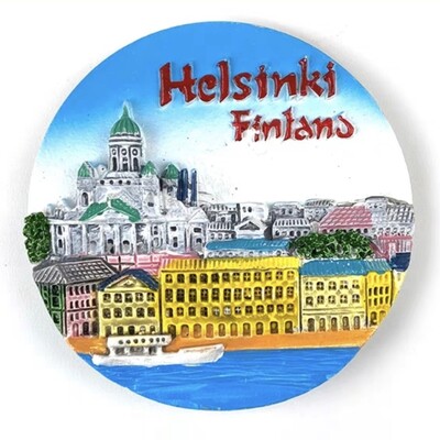 Европа Финландия 3D магнити за хладилник Туристически сувенири Магнити за хладилник Колекция стикери Занаятчийски предмети за декорация