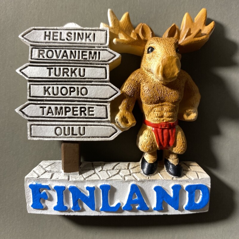 Европа Финландия 3D магнити за хладилник Туристически сувенири Магнити за хладилник Колекция стикери Занаятчийски предмети за декорация