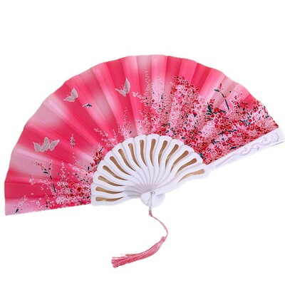 Издръжлив сгъваем вентилатор Различни стилове Мултифункционален ръчен вентилатор Лесен за хващане плат Оксфорд Ръчен вентилатор в китайски стил Домашни консумативи