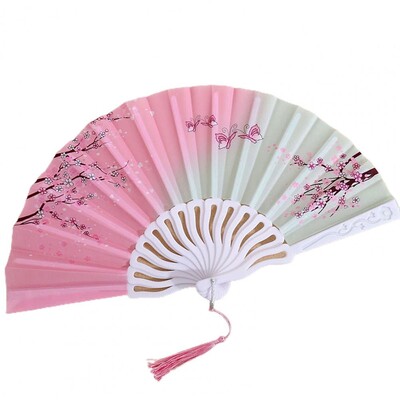 Издръжлив сгъваем вентилатор Различни стилове Мултифункционален ръчен вентилатор Лесен за хващане плат Оксфорд Ръчен вентилатор в китайски стил Домашни консумативи
