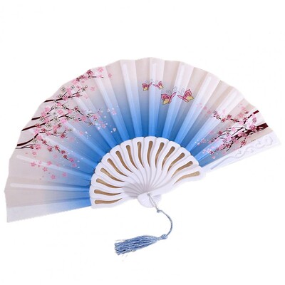 Издръжлив сгъваем вентилатор Различни стилове Мултифункционален ръчен вентилатор Лесен за хващане плат Оксфорд Ръчен вентилатор в китайски стил Домашни консумативи