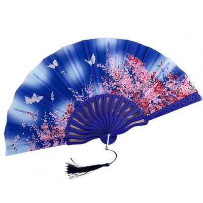 Издръжлив сгъваем вентилатор Различни стилове Мултифункционален ръчен вентилатор Лесен за хващане плат Оксфорд Ръчен вентилатор в китайски стил Домашни консумативи