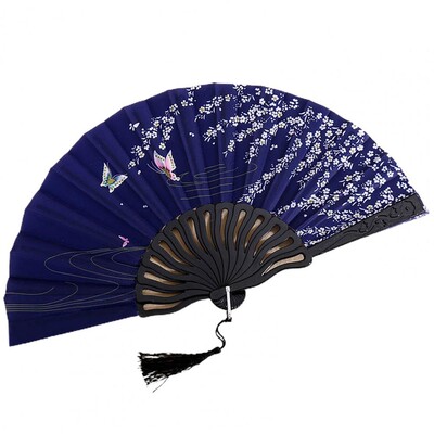 Издръжлив сгъваем вентилатор Различни стилове Мултифункционален ръчен вентилатор Лесен за хващане плат Оксфорд Ръчен вентилатор в китайски стил Домашни консумативи