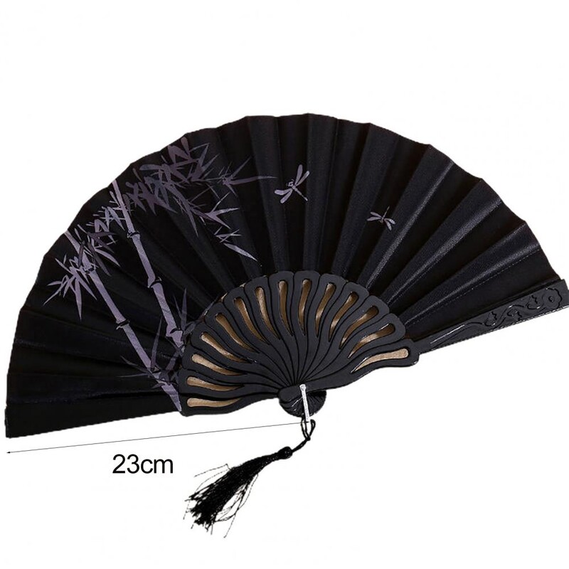 Издръжлив сгъваем вентилатор Различни стилове Мултифункционален ръчен вентилатор Лесен за хващане плат Оксфорд Ръчен вентилатор в китайски стил Домашни консумативи