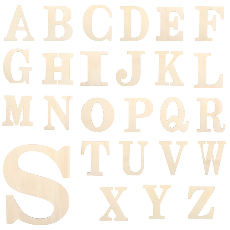 30 см дървени букви за стенни декорации Занаяти Детска стая Детска стая Азбука Име Направи си сам Дума Сватбено парти Изкуство Начало Декор
