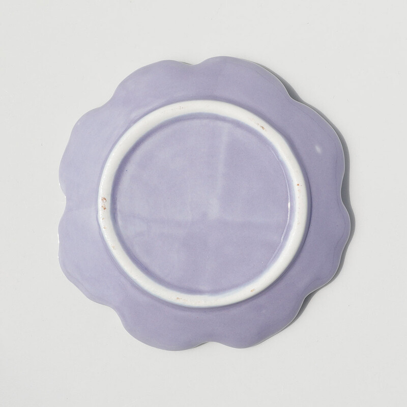 1 бр лилава керамична тава за бижута цветя пръстен държач за съдове Порцеланова тава за дрънкулки декоративна плоча за дрънкулки за пръстен колие