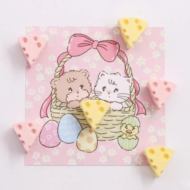 супер сладко сирене стикер за хладилник смола карикатура храна игра стерео магнит офис кухня декорация декоративен магнит фото стена