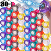 Цветен магнит Булачка Силна неодимова магнитна палец Стикер за хладилник Кухня Домашен офис Магнит Конус Буталки