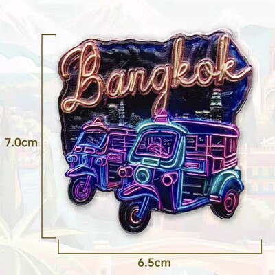 Азия, Тайланд, смола, 3D магнити за хладилник, туристически сувенир, стикер за хладилник, ръкоделие, подарък, декорация