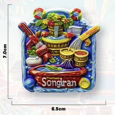 Азия, Тайланд, смола, 3D магнити за хладилник, туристически сувенир, стикер за хладилник, ръкоделие, подарък, декорация