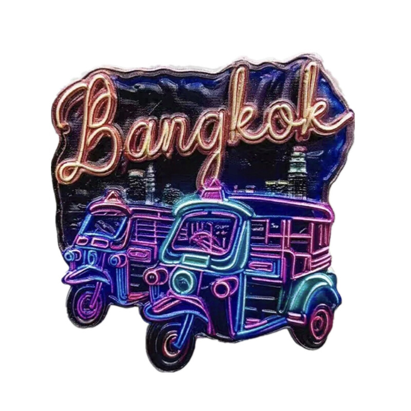 Азия, Тайланд, смола, 3D магнити за хладилник, туристически сувенир, стикер за хладилник, ръкоделие, подарък, декорация