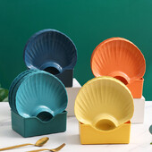 Kuhinjski doručak Tanjur za pomfrit sa začinima Tanjur za užinu u domaćinstvu Tanjur za suho voće Dječji slatki stolni tanjur s kostima